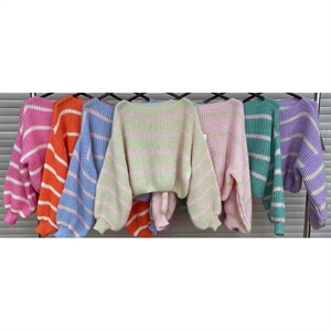 Sweter damski okrągły produkt Włoski