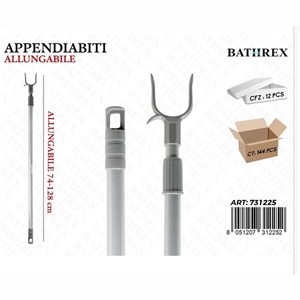 Rozkładany wieszak na ubrania 76-128 cm