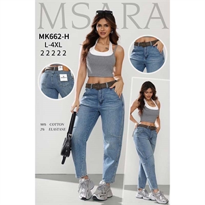 Jeansy damskie M'sara  L-4XL