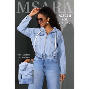 Kurtka jeansowa damska M'sara  S-XL