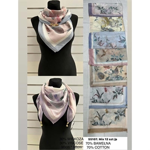 Chustka damska 90cm x 90cm