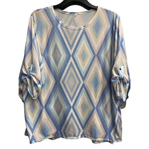 Bluzka damska z rękawem 3/4 (48-54) - Produkt Polski