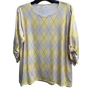 Bluzka damska z rękawem 3/4 (48-54) - Produkt Polski