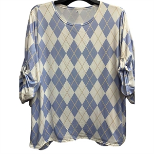 Bluzka damska z rękawem 3/4 (48-54) - Produkt Polski