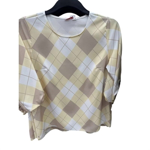 Bluzka damska z rękawem 3/4 (42-52) - Produkt Polski