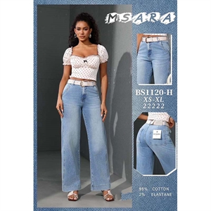 Jeansy szerokie nogawki M'sara  XS-XL