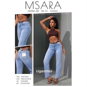 Jeansy damskie M'sara  26-31