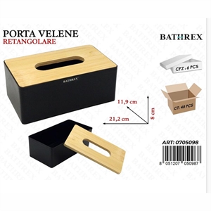 Prostokątny pojemnik na chusteczki