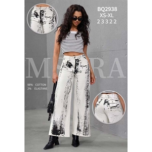 Jeansy szerokie nogawki M'sara  XS-XL