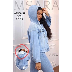 Kurtka jeansowa ocieplana Msara  S-XL