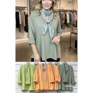 Komplet Bluzka + Szalik produkt Włoski