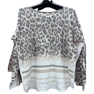 Sweter damski okrągły