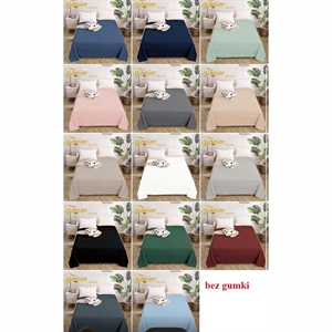 Prześcieradło satyna bawełna bez gumki  160x200cm