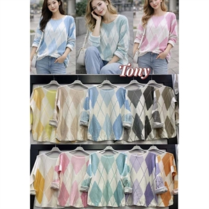 Bluzka dzianinowa damska - Produkt Włoski