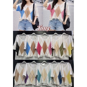 Bluzka dzianinowa damska - Produkt Włoski