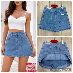 Spódnica/spodenki jeansowe damskie  XS-XL