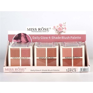 Paleta 4 odcieni różu Daily Glow