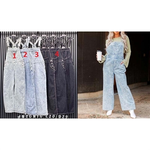 Jeansowe ogrodniczki damskie S/M/L