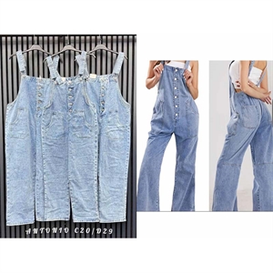 Jeansowe ogrodniczki damskie S/M/L