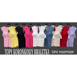 Bluzka crop top damski produkt Włoski