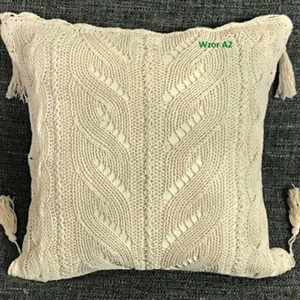 Poszewka na poduszkę robiona na szydełku 40cm x 40cm