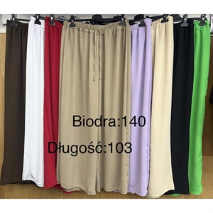 Spodnie damskie biodra (140cm),długość (103cm) produkt Polski