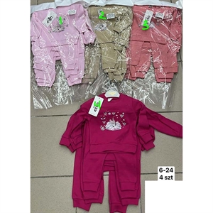 Komplet dziewczęcy produkt Turecki  6-24M