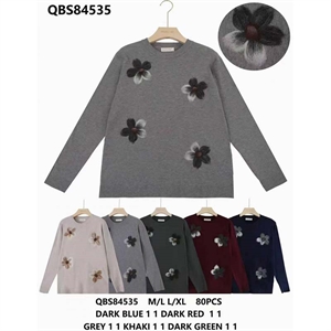 Sweter damski okrągły  M/L-L/XL