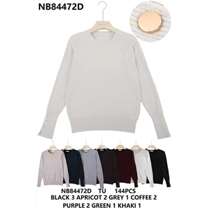 Sweter damski okrągły