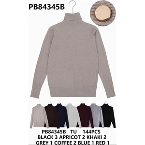 Sweter damski z półgolfem