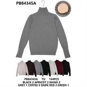Sweter damski z półgolfem