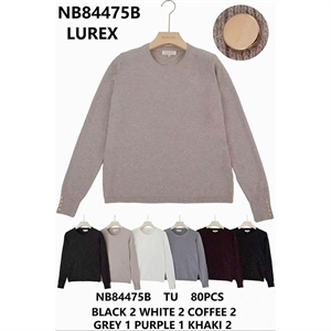 Sweter damski okrągły