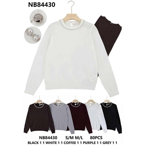 Sweter damski okrągły  S/M-M/L