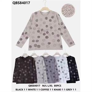 Sweter damski okrągły  M/L-L/XL