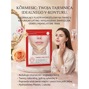 Ujędrniający plaster na twarz w kształcie litery V