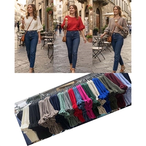 Sweter damski z krótkim rękawem