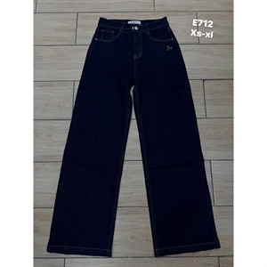 Jeansy szerokie nogawki  XS-XL