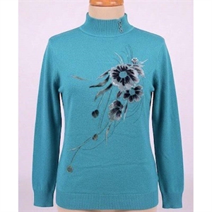 Sweter damski z półgolfem  S-2XL