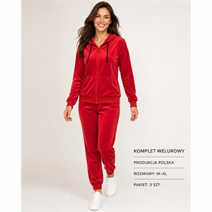 Komplet welurowy damski produkt Polski  M-XL