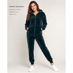 Komplet welurowy damski produkt Polski  M-XL