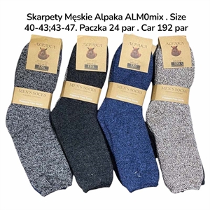 Skarpetki męskie alpaka  40-43/43-47