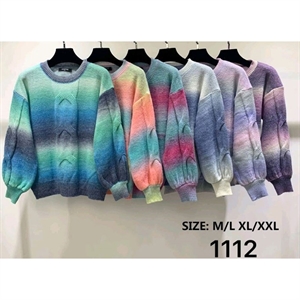 Sweter damski okrągły  M/L-XL/2XL
