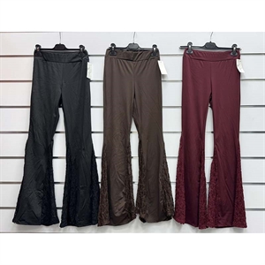 Legginsy dzwony damskie produkt Włoski