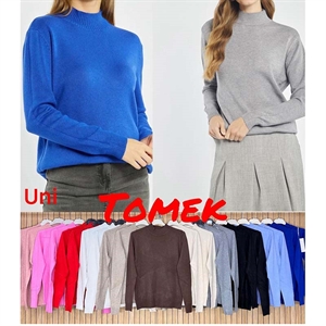 Sweter damski z półgolfem