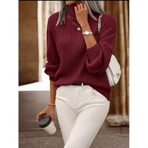 Sweter damski z golfem
