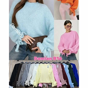 Sweter damski okrągły
