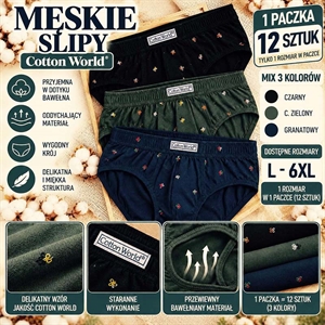 Majtki męskie Big Size  4XL-6XL
