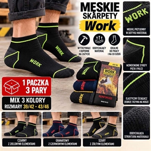 Skarpetki męskie  39-42/43-46