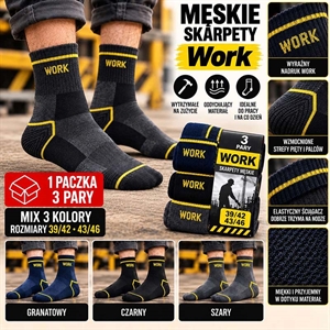 Skarpetki męskie  39-42/43-46