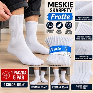 Skarpetki męskie  39-42/43-46